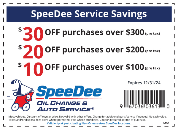 Service Savings coupon